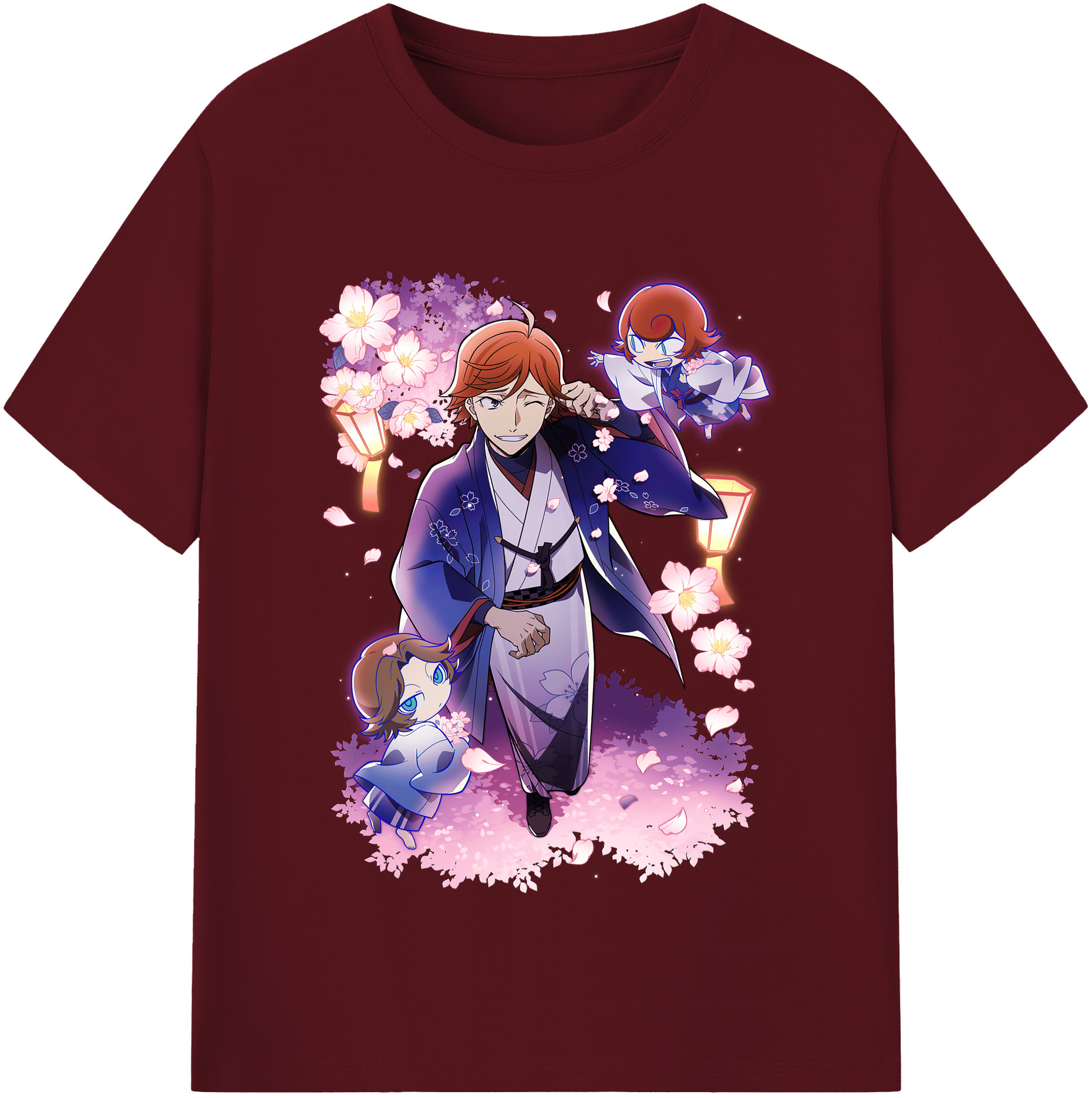 （画像用） 文豪ストレイドッグス Bungo Stray Dogs 綿100％半袖Tシャツ（フロントプリント）